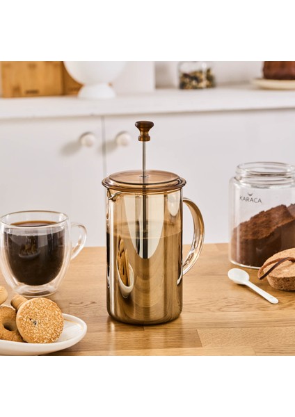 Alina French Press 600 ml Amber fırsatları
