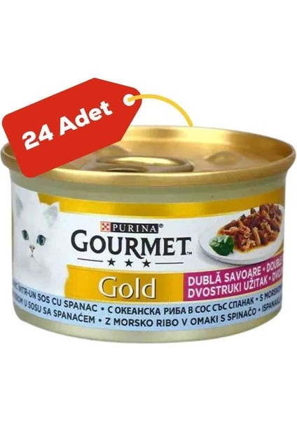 Okyanus Balığı ve Sebzeli Yetişkin Kedi Konservesi 24X85GR 24LÜ