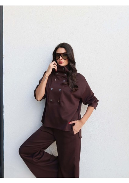 Dik Yaka Çıtçıtlı Modal Takım fiyatları