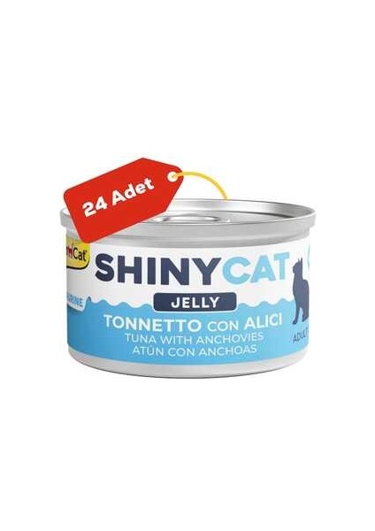 Shinycat Jelly Ançüezli ve Ton Balıklı Kedi Konservesi 70GR 24LÜ fiyatları