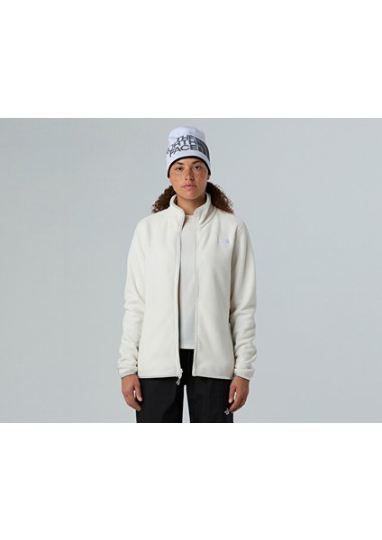 W Glacier Fleece Jacket Kadın Outdoor Polar Ceket NF0A8D2FQLI1 Beyaz indirimleri