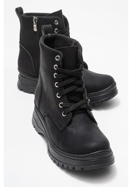 Kadın Bağcıklı Bot Siyah Zümrüt