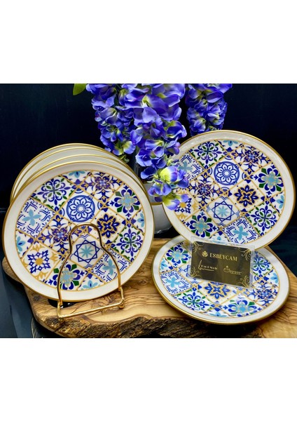 Çin Desenli Pasta Tabağı