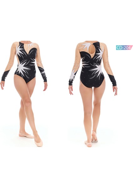 CD-204 Baskılı Cimnastikmayo