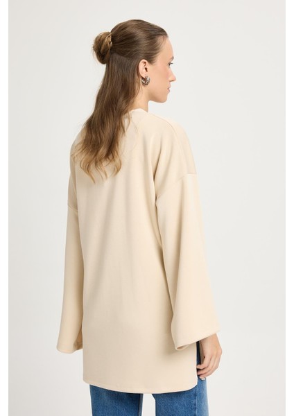 Kadın Taş Oversize Uzun Kimono Yumuşacık Modal Ceket 30006 modelleri