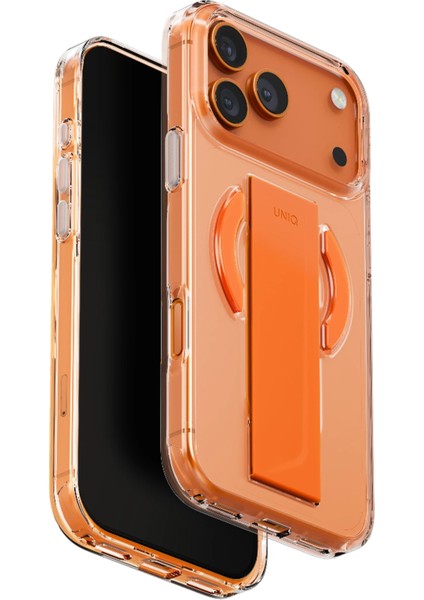 Iphone 17 Pro Max Kılıf Heldro Tutma Bandı ve Bilek Askısı Premium Yüksek Dayanıklı Koruma Kapak