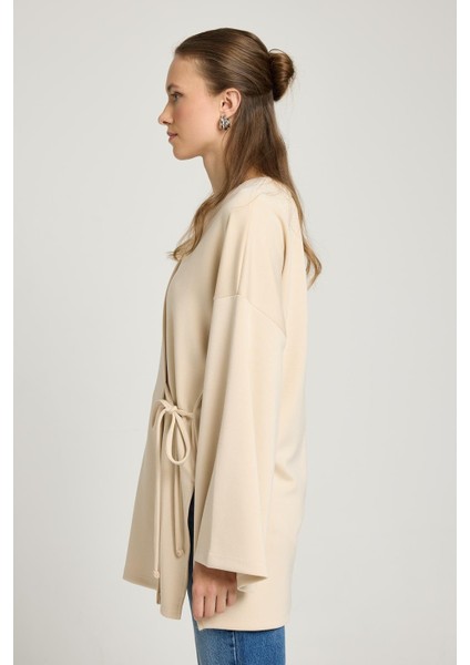 Kadın Taş Oversize Uzun Kimono Yumuşacık Modal Ceket 30006 fırsatları