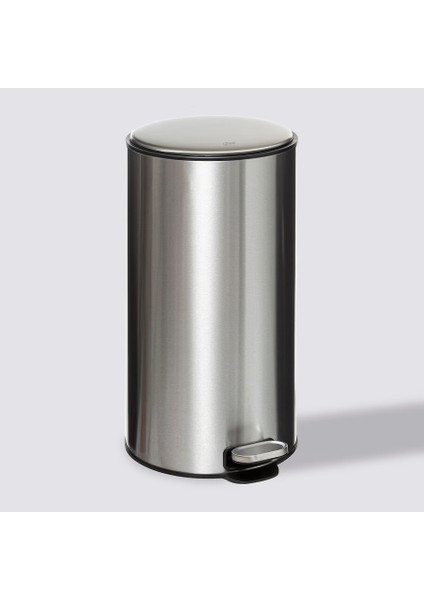 Delta 30 L Pedallı Çöp Kovası Çelik | Yavaş Kapanma, Aktif Karbon Filtre, Çıkarılabilir Yıkanabilir Kova
