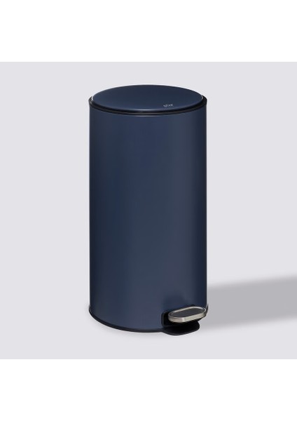 Çöp Kovaları Simply Smart Delta 30 Lt Metal Petrol Mavisi