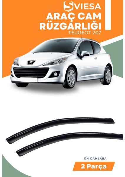 Peugeot 207 Uyumlu Oto Camlara Özel Ölçü Cam Rüzgarlığı Rüzgarlık