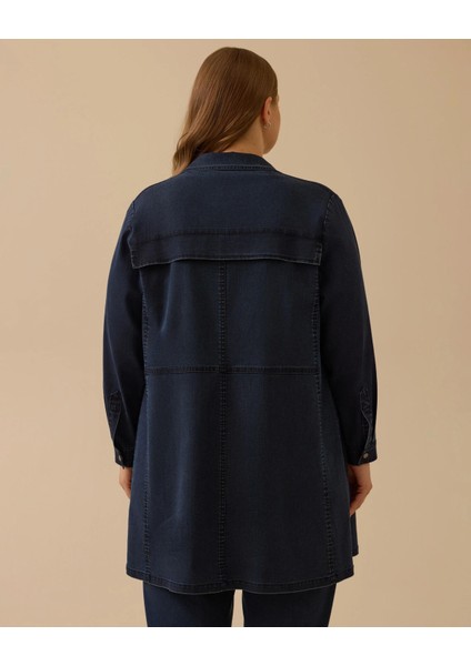 Gala-Xi Büyük Beden Jean Kap 10002522214002 Lacivert fırsatları