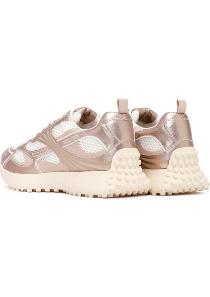 Kadın Pembe Bağcıklı Kalın Tabanlı Sneaker 25AFD430514 indirimleri
