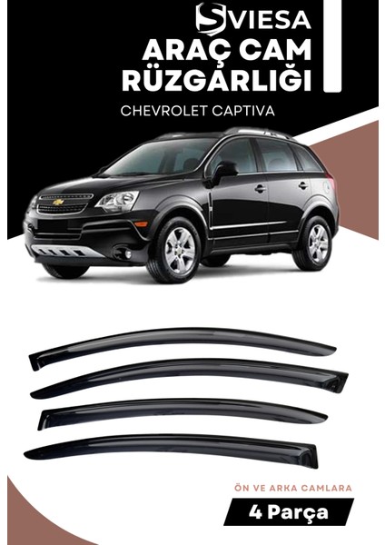 Chevrolet Captıva Uyumlu Oto Camlara Özel Ölçü Cam Rüzgarlığı Rüzgarlık
