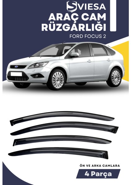 Ford Focus 2 Uyumlu Oto Camlara Özel Ölçü Cam Rüzgarlığı Rüzgarlık