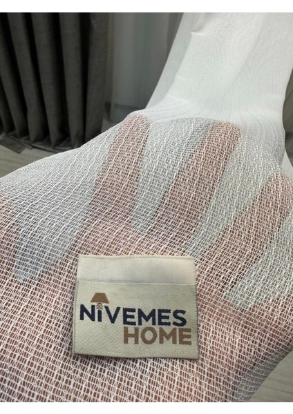 Nivemeshome Sumay 1/3 Sık Pileli Tül Perde Apm fırsatları