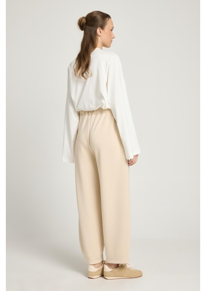 Kadın Taş Oversize Modal Kumaş Yumuşacık Pantalon 30004 indirimleri