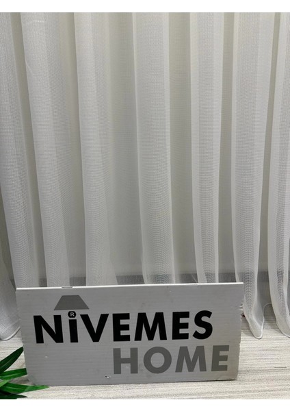 Nivemeshome Sumay 1/3 Sık Pileli Tül Perde Apm modelleri