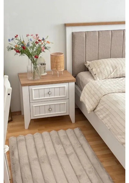 Linio Peluş Halı 8053 Bej