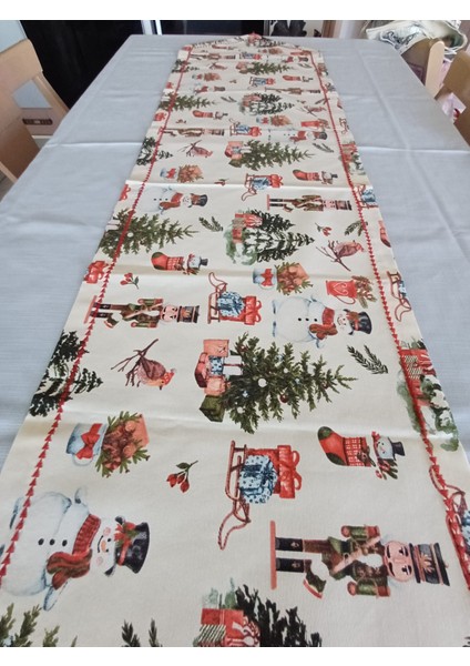 Su Geçirmez Leke Tutmaz Duck Keten Runner fırsatları