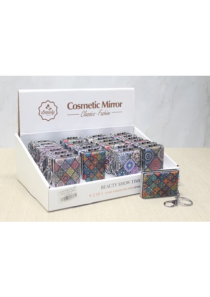 Taşlı El Aynası Anahtarlık Model 9 fiyatları