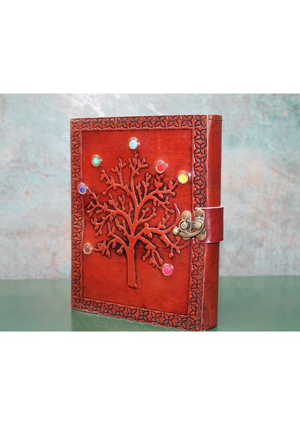 Taşlı Deri Defter Model 5 fiyatları