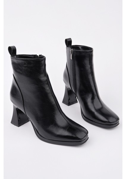 Celina Küt Burun Fermuarlı Topuklu Kadın Bot fiyatları