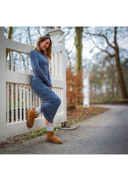 Kadın Kaşmir Yün Çorap - 2'li Paket Açık Mavi Bordo (Beden 36-41) fırsatları