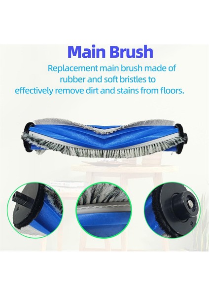 Yeedi M12 Pro+ Robot Vakum Ana Yan Fırça Hepa Filtre Paspası Pad Toz Torbaları Yedek Aksesuarlar Kiti (Yurt Dışından) fırsatları