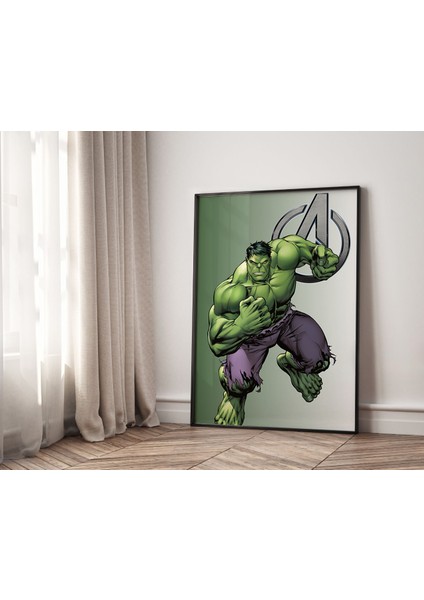 (Çerçevesiz)Hulk, Demir Adam, Thor Poster Seti 3 Lü Çerçevesiz Poster, Marvel Poster