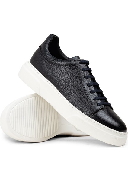 Erkek Hakiki Deri Lacivert Sneaker Ayakkabı - M2501MLCVP02 modelleri