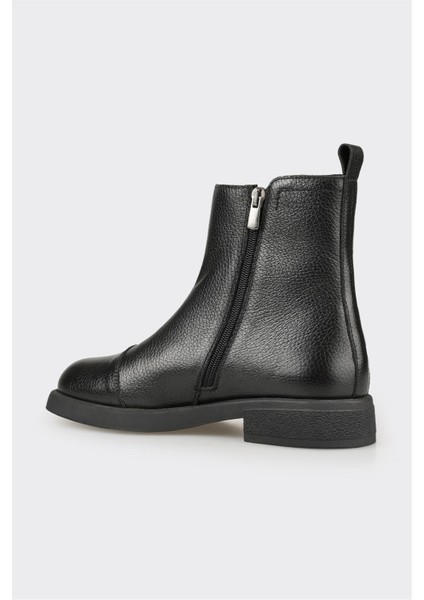 Siyah Deri Kadın Günlük Bot modelleri