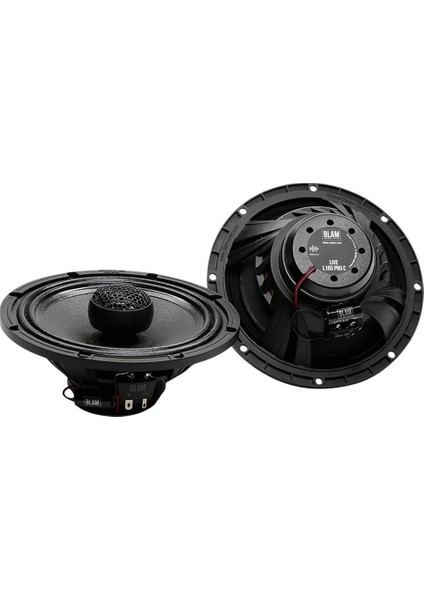 L165 Pro C 200W 165MM Koaksiyel Hoparlör | Yüksek Hassasiyetli Neodimyum Motorlu | 25MM Titanyum Tweeter