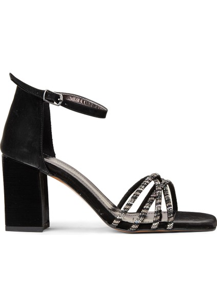 Kadın Siyah Abiye Ayakkabı - K0037ZSYHM01