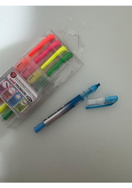 Fosforlu Kalem Promark Eye Cep Tipi 5 Li