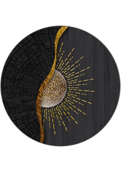 :temperli Cam Daire Tablo, Cam Tablo, Uv Baskı, CTT019