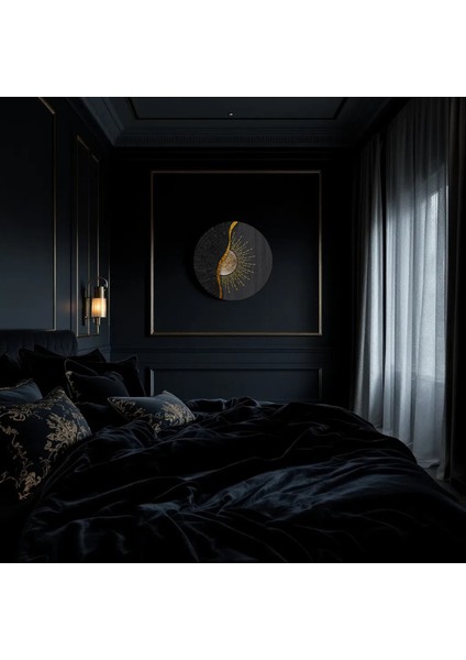 :temperli Cam Daire Tablo, Cam Tablo, Uv Baskı, CTT019