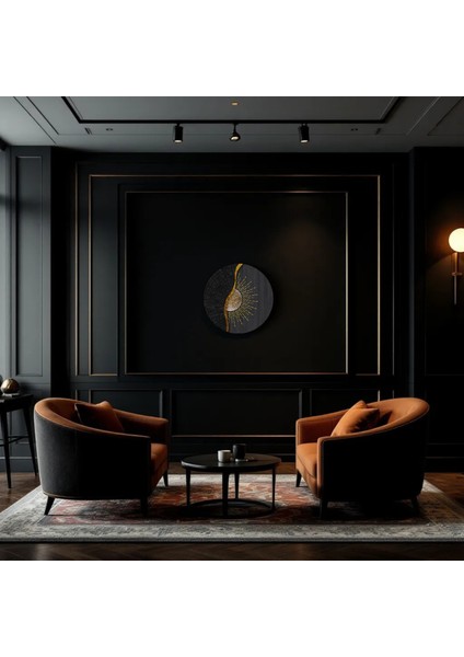 :temperli Cam Daire Tablo, Cam Tablo, Uv Baskı, CTT019