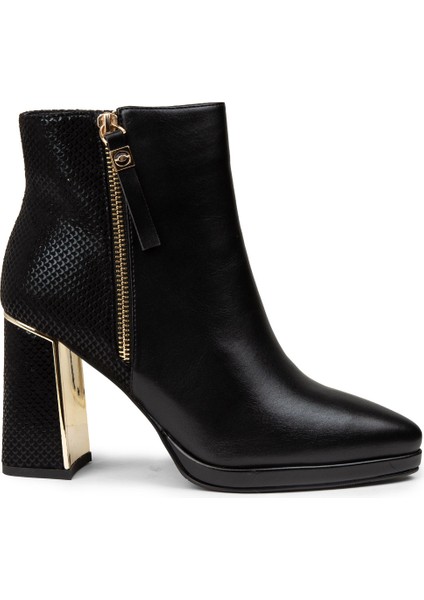 Kadın Siyah Fermuarlı Bot - K2549ZSYHC01 fiyatları