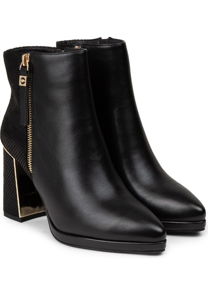 Kadın Siyah Fermuarlı Bot - K2549ZSYHC01 modelleri