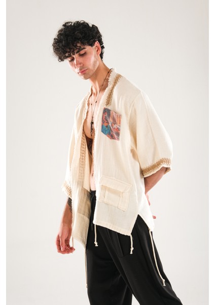 Halat Detaylı Tasarım Kimono fiyatları