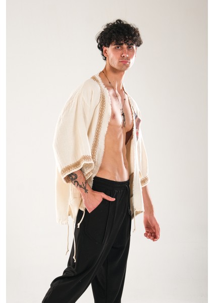 Halat Detaylı Tasarım Kimono fırsatları