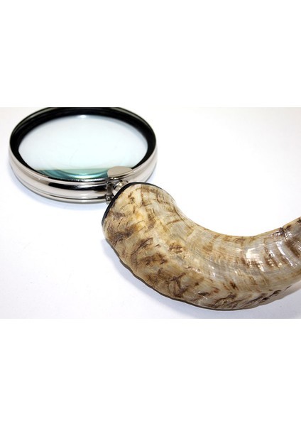 Pirinç Boynuz Saplı Büyüteç Model 1 fırsatları