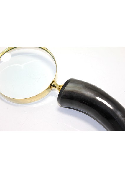 Pirinç Boynuz Saplı Büyüteç Model 3 fırsatları