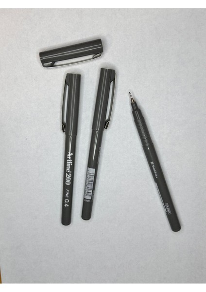 200 Fineliner 0.4mm Keçe Uçlu Kalem ( 3 Adet)