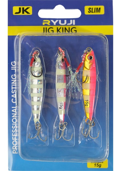 Ryuji Jig King Zebra Mix (3 Adet) fiyatları