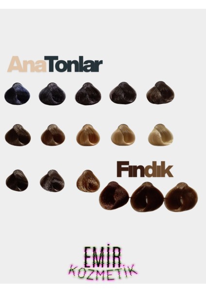 Düşük Amonyaklı Saç Boyası 60ML Mix Ton Gri fiyatları