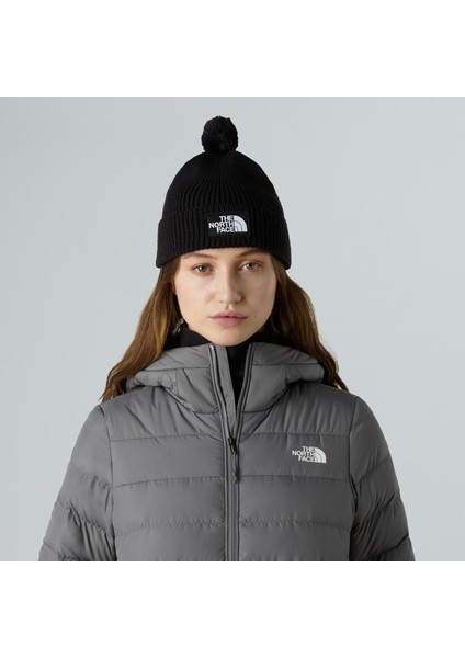 Tnf Logo Box Pom Beanıe Unisex Bere NF0A8CHFJK31 modelleri