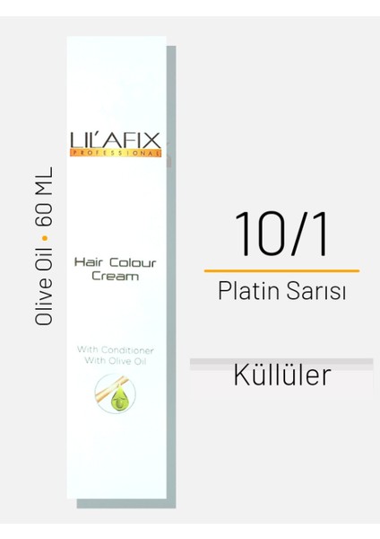 Saç Boyası No 10/1 Platin Sarısı 60ML