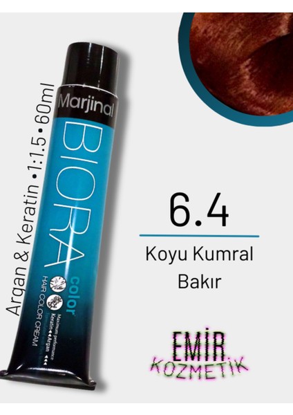 Biora Saç Boyası - 6.4 Koyu Kumral Bakır