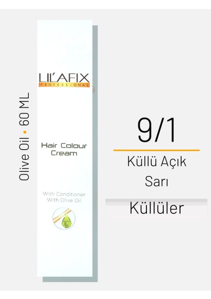 Saç Boyası No 9/1 Küllü Açık Sarı 60ML